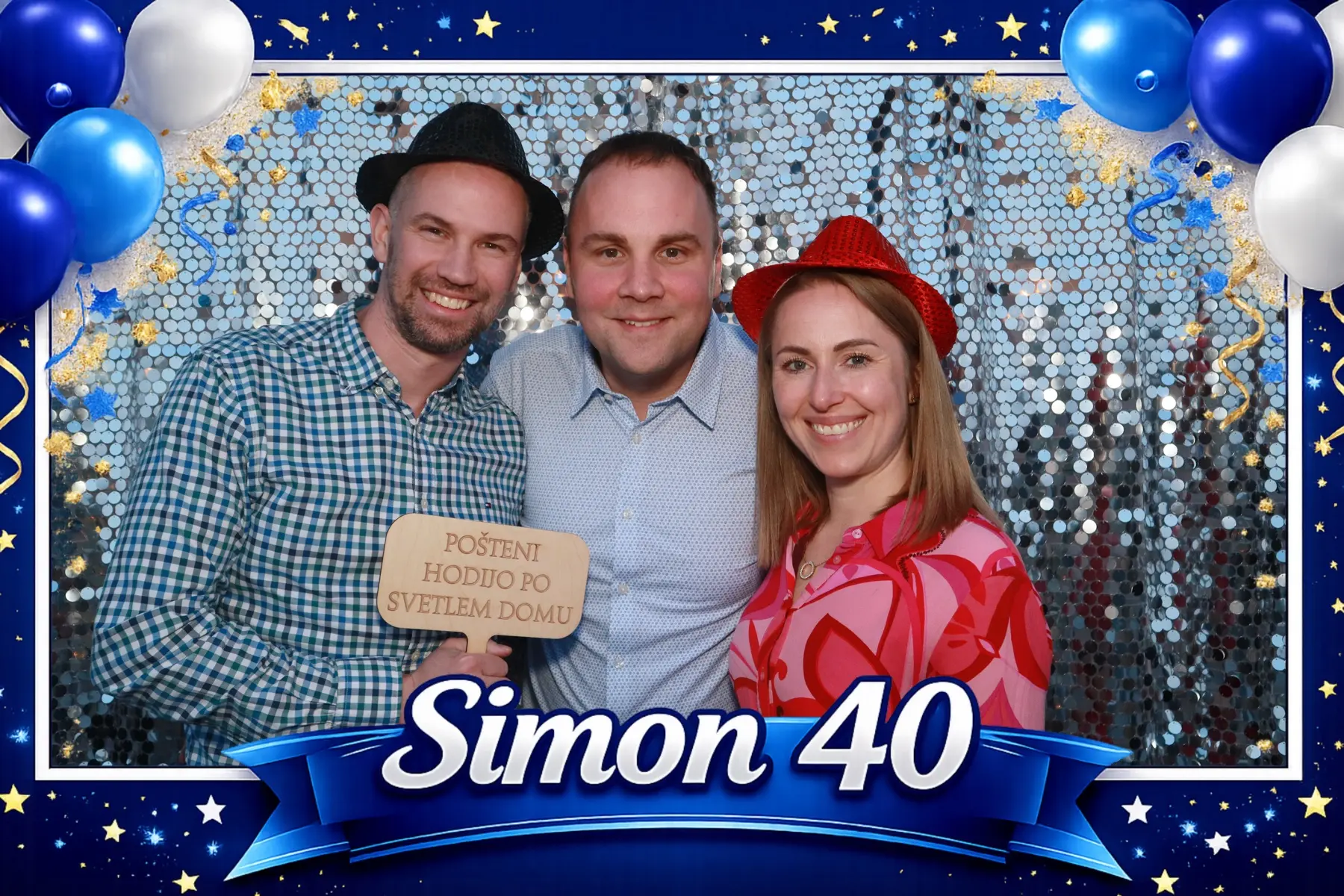 Photo Booth na rojstnodnevni zabavi